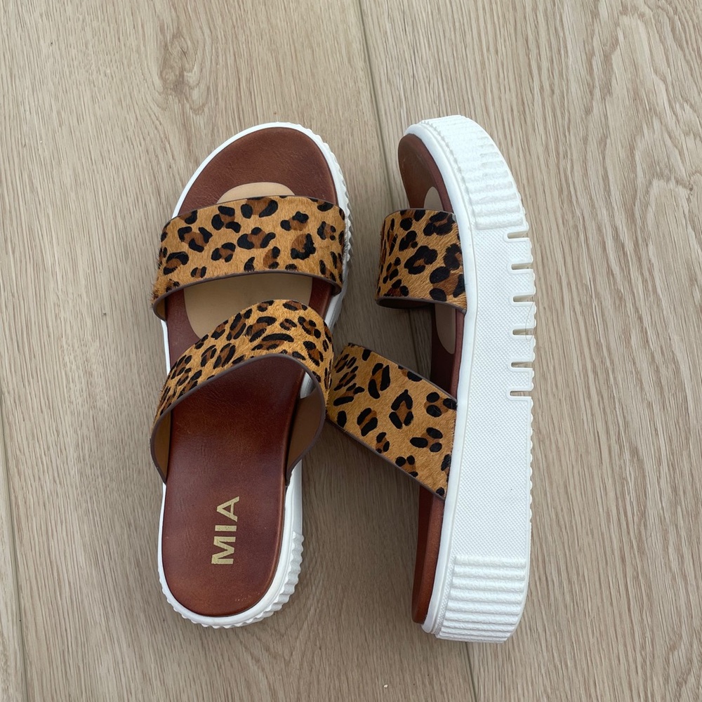 Platform Cheetah Print Sandals